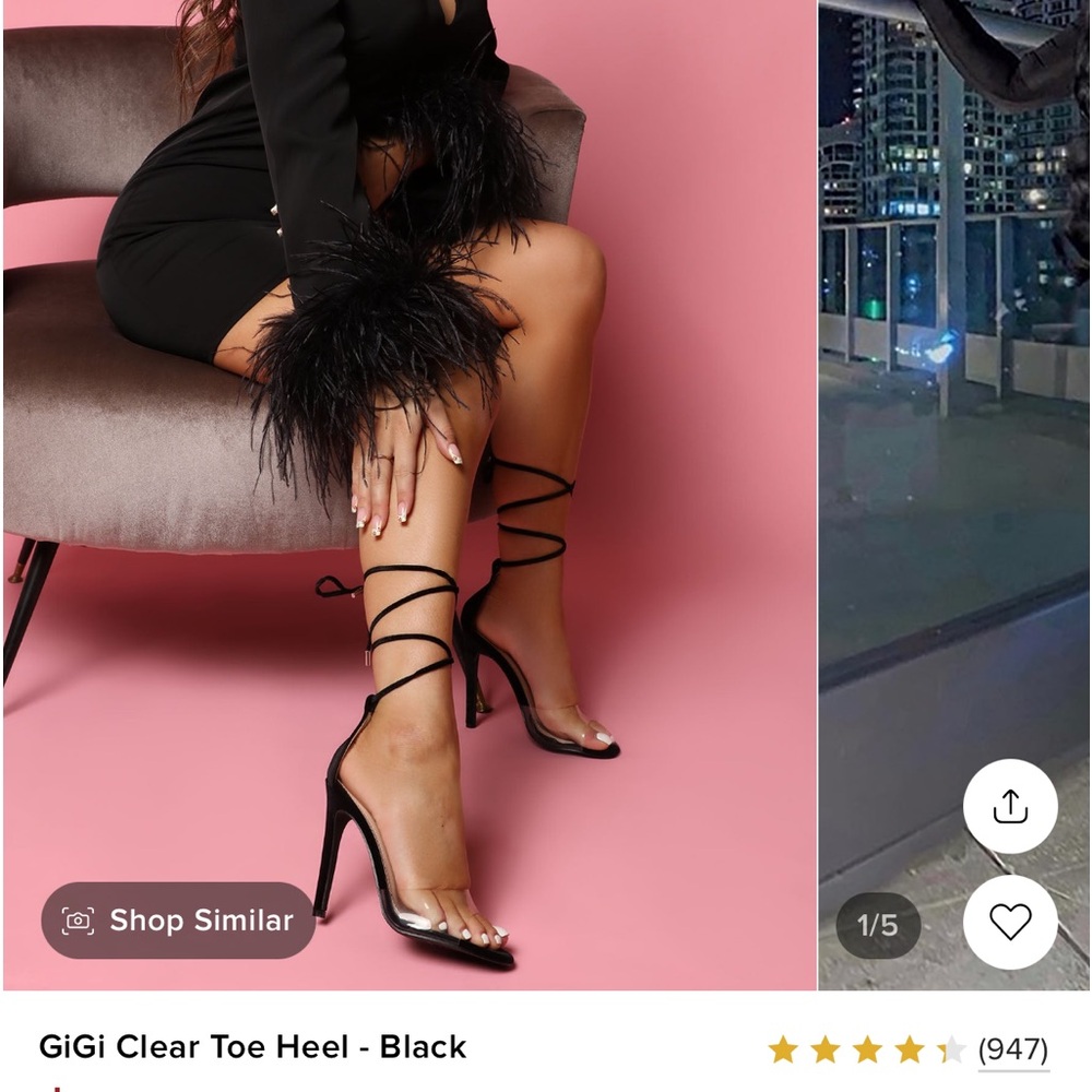Fashionnova black heels